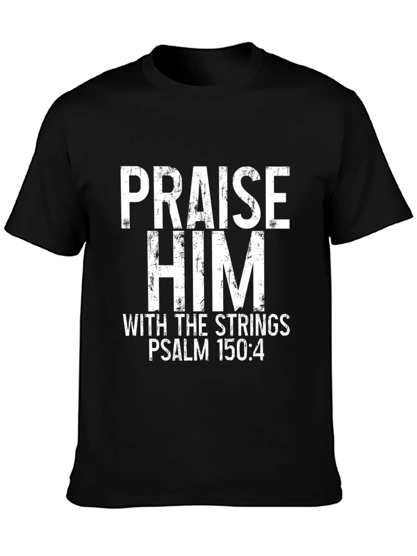 Praise Him With The Strings 3 Timeless Short Sleeve Tee – Comfy And Minimalist Design
