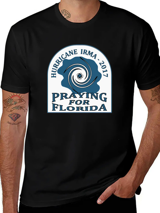 Praying For Florida Hurricane Irma 2017 Essential Unisex Summer Tee – Soft Cotton Casual Fit