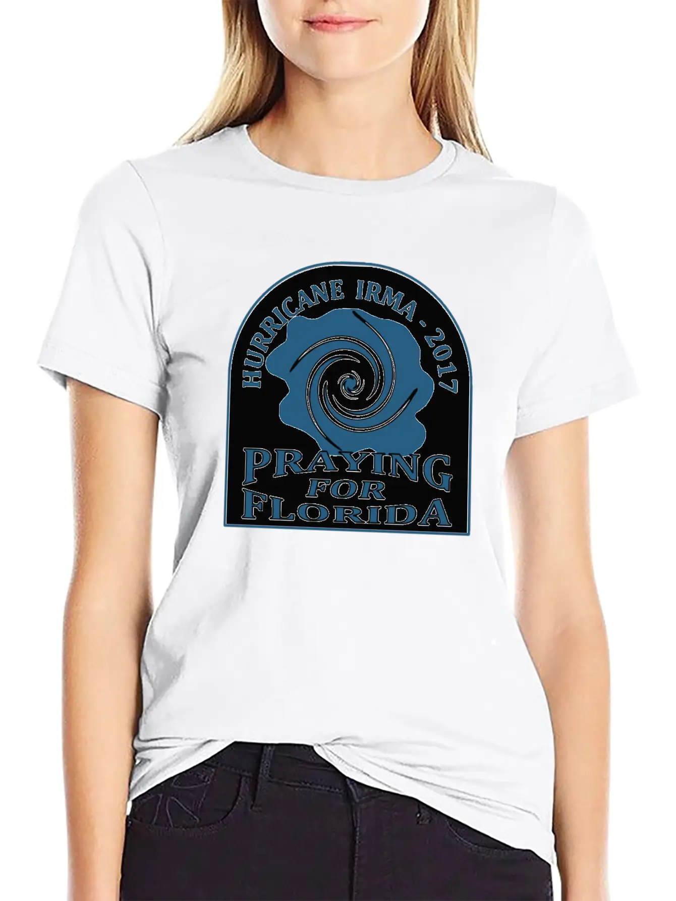 Praying For Florida Hurricane Irma 2017 Essential Unisex Summer Tee – Soft Cotton Casual Fit