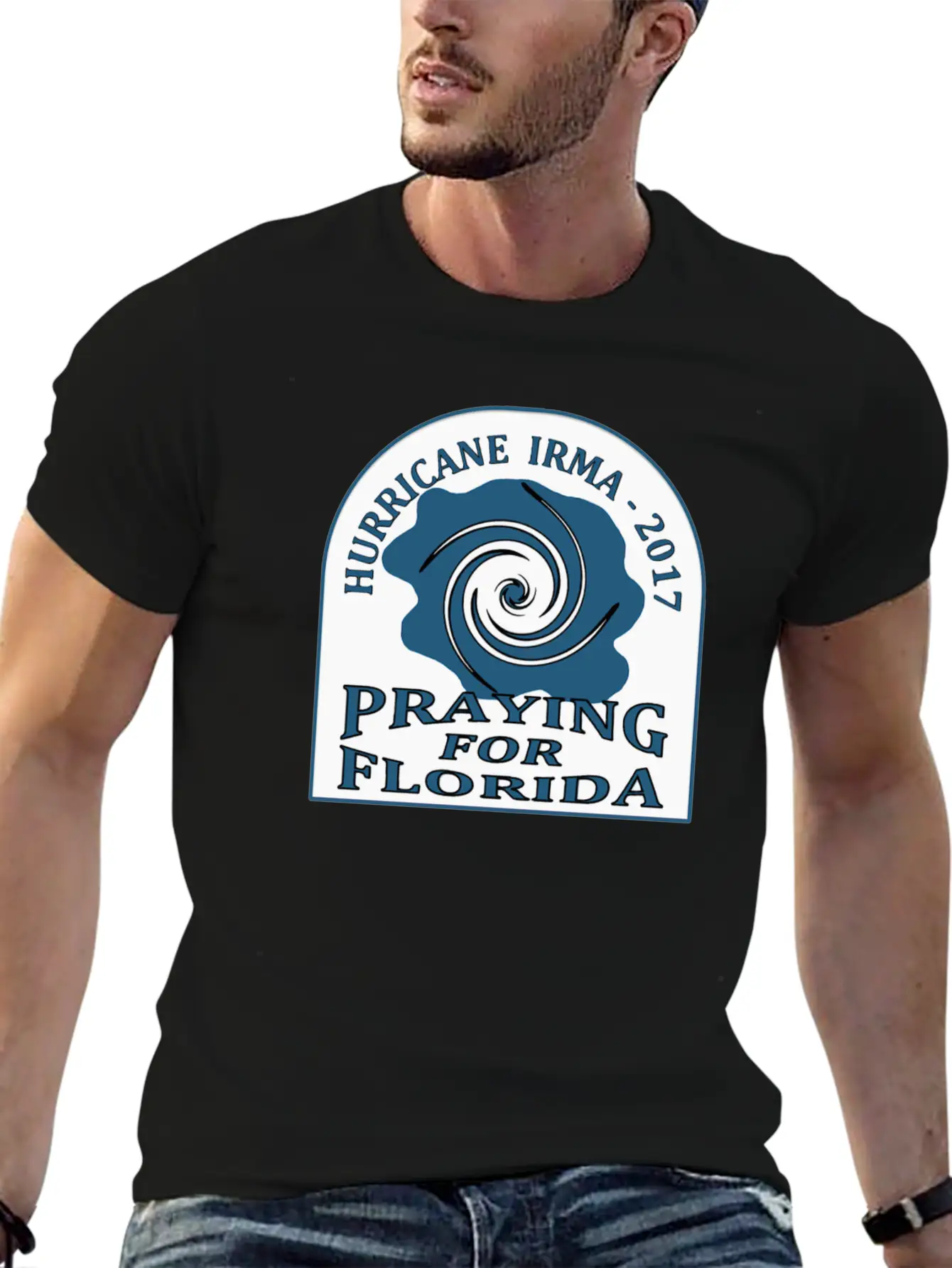 Praying For Florida Hurricane Irma 2017 Essential Unisex Summer Tee – Soft Cotton Casual Fit