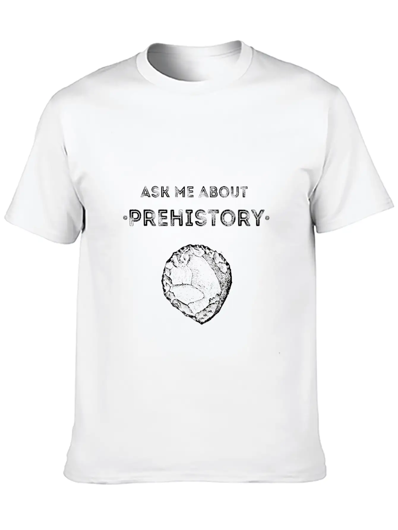 Prehistory - History Lover Timeless Short Sleeve Tee – Comfy And Minimalist Design