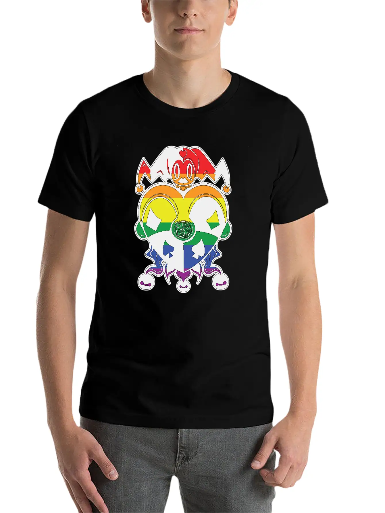 Pride Jester Essential Unisex Summer Tee – Soft Cotton Casual Fit