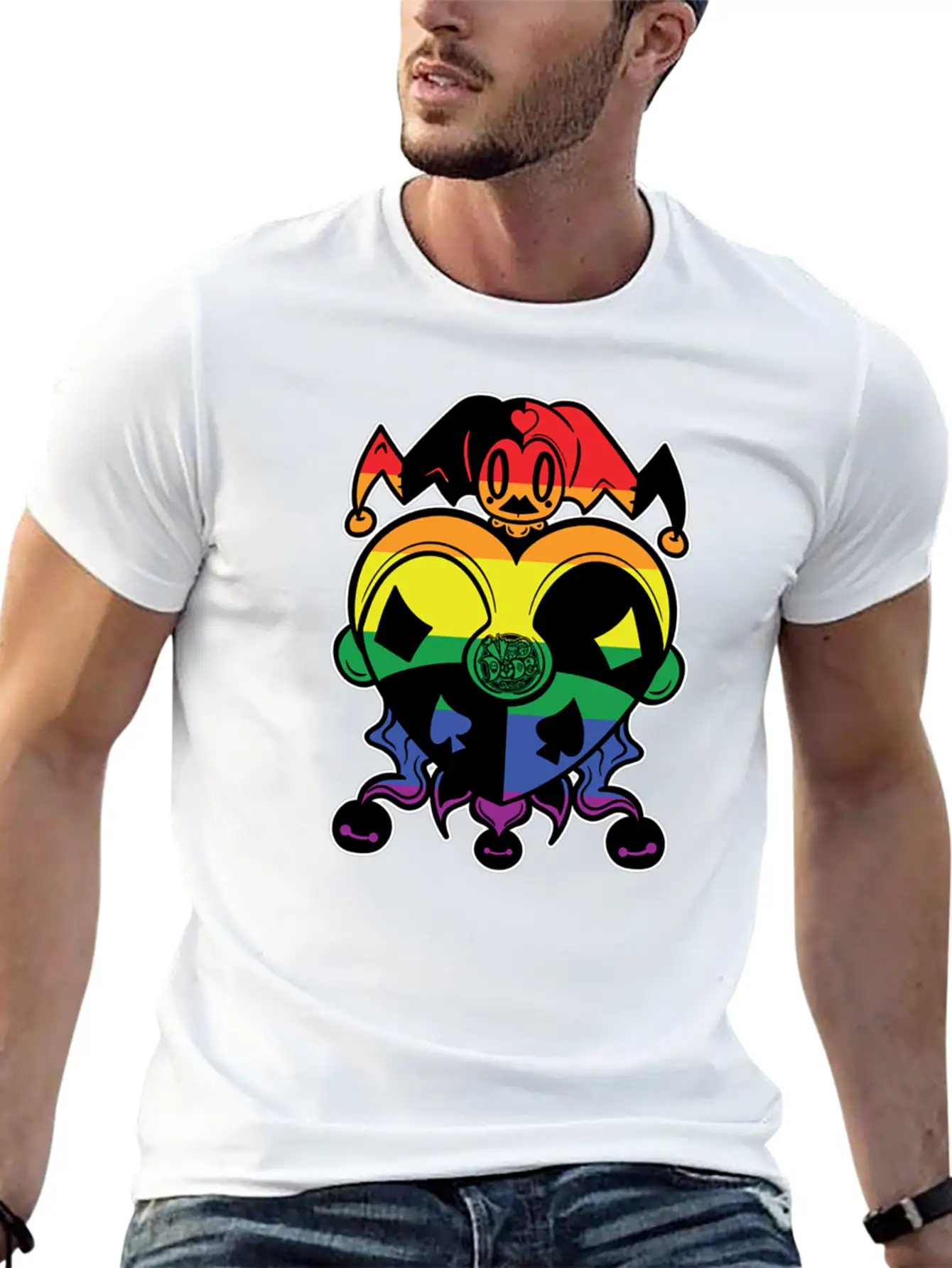 Pride Jester Essential Unisex Summer Tee – Soft Cotton Casual Fit