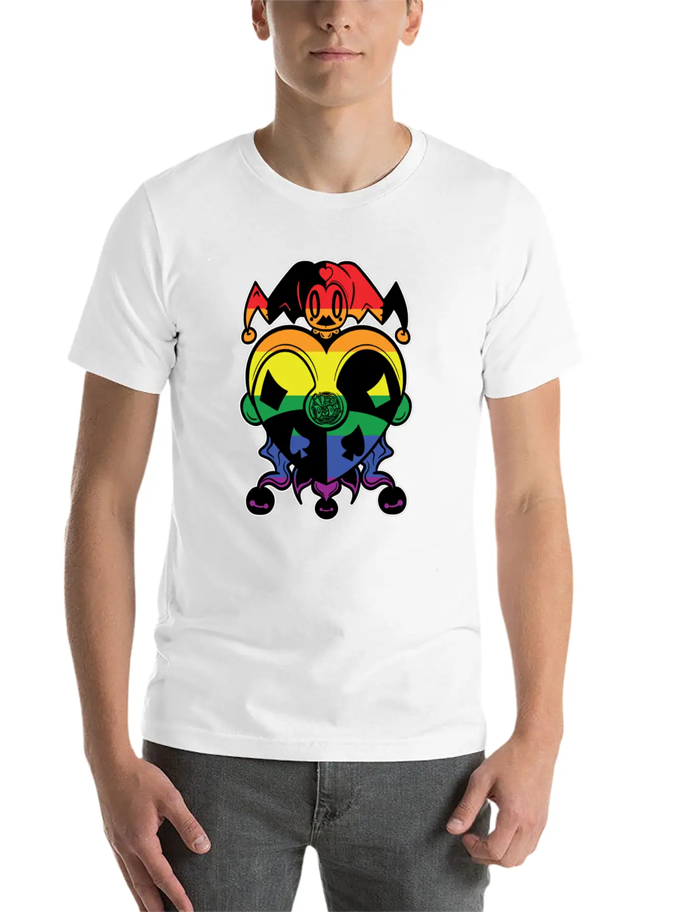 Pride Jester Essential Unisex Summer Tee – Soft Cotton Casual Fit