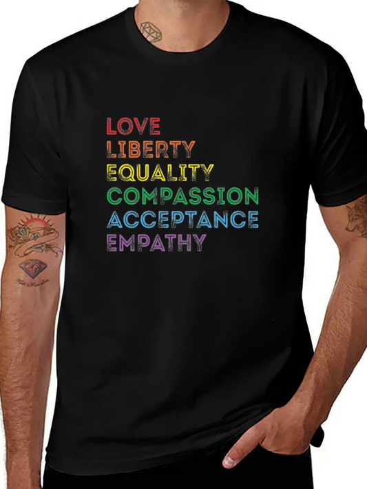 Pride LGBTQ. Statement Unisex Short Sleeve Soft Cotton T-Shirt – Casual Everyday Wear