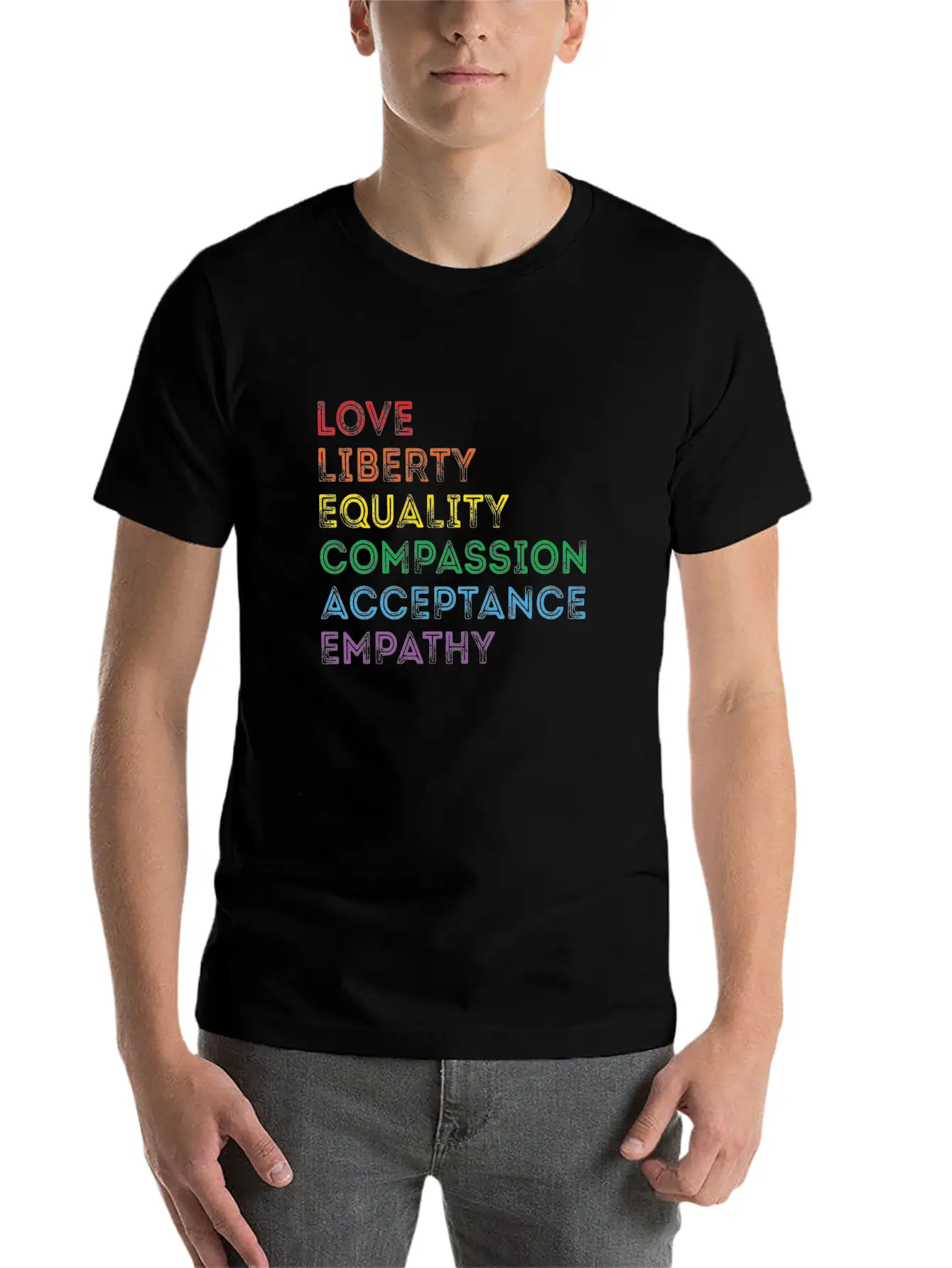 Pride LGBTQ. Statement Unisex Short Sleeve Soft Cotton T-Shirt – Casual Everyday Wear