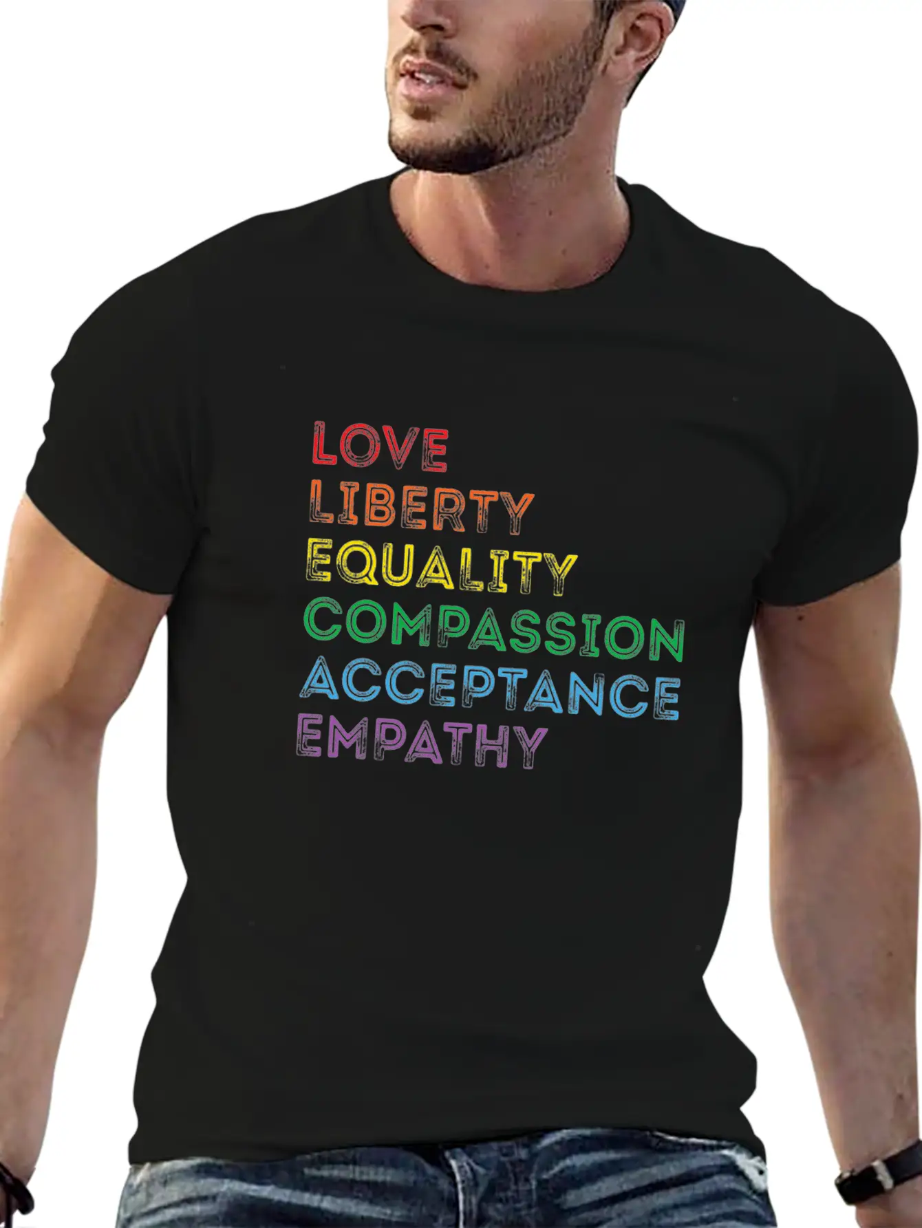 Pride LGBTQ. Statement Unisex Short Sleeve Soft Cotton T-Shirt – Casual Everyday Wear