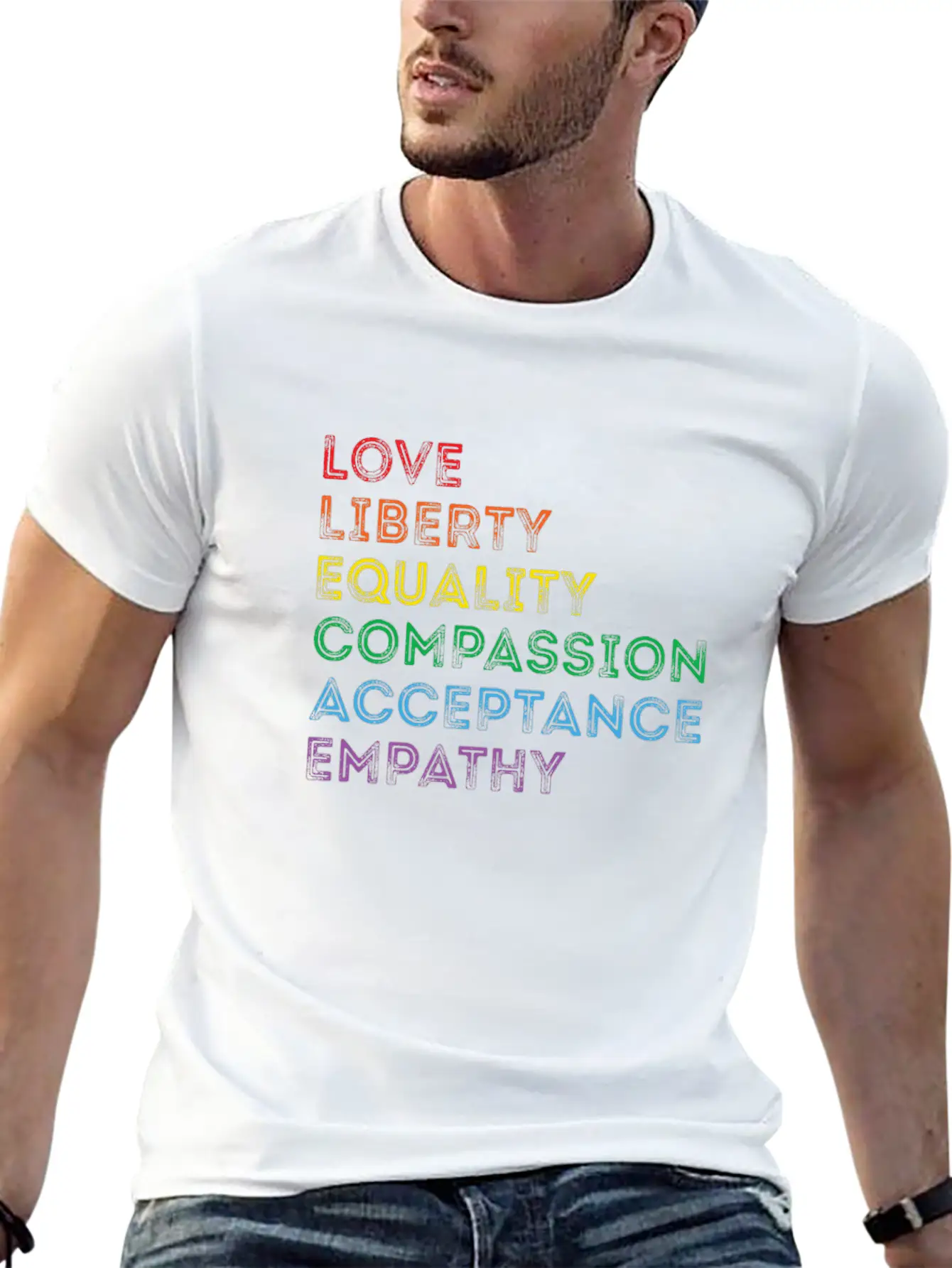 Pride LGBTQ. Statement Unisex Short Sleeve Soft Cotton T-Shirt – Casual Everyday Wear