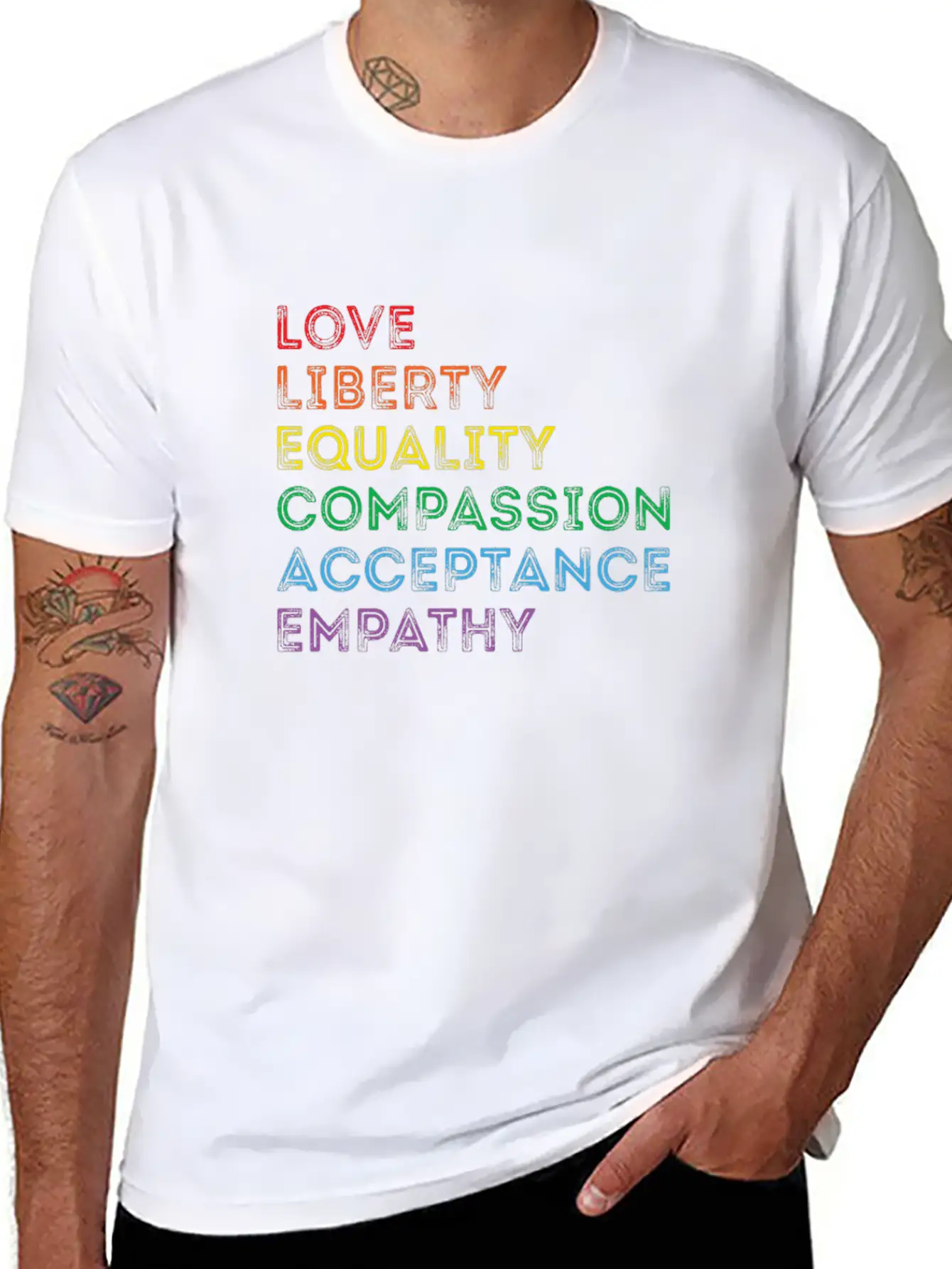 Pride LGBTQ. Statement Unisex Short Sleeve Soft Cotton T-Shirt – Casual Everyday Wear