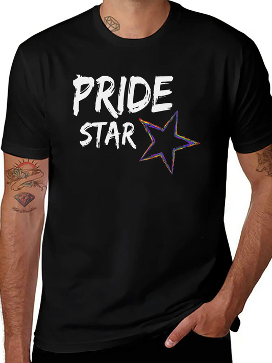 Pride Star LGBT Gay Pride Queer CSD Rainbow Timeless Short Sleeve Tee – Comfy And Minimalist Design