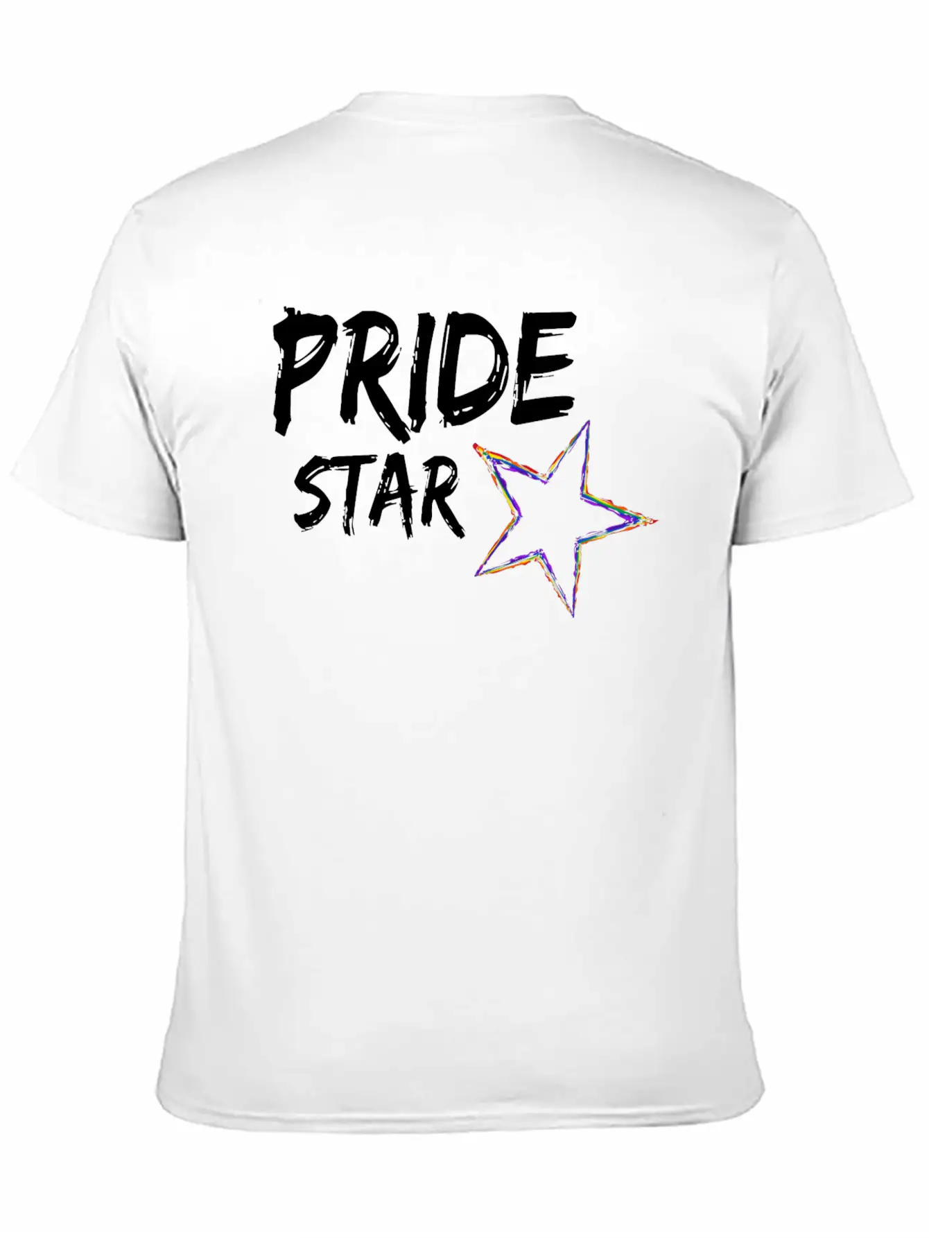 Pride Star LGBT Gay Pride Queer CSD Rainbow Timeless Short Sleeve Tee – Comfy And Minimalist Design