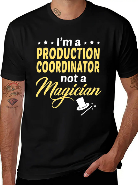 Production Coordinator Unisex Short Sleeve Soft Cotton T-Shirt – Casual Everyday Wear