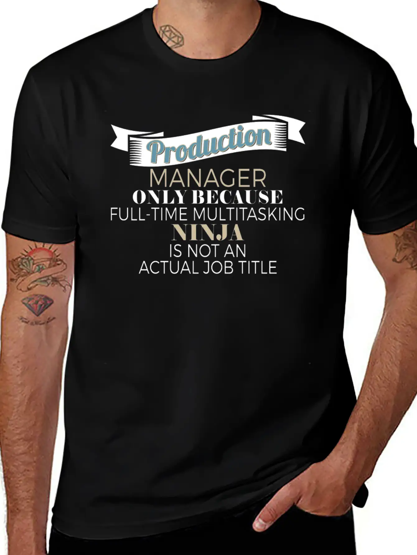 Production Manager - Production Manager - Only Bec Stylish Everyday T-Shirt – Unisex Basic Cotton Tee