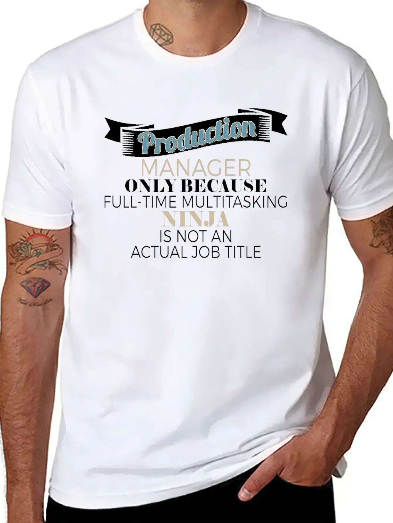 Production Manager - Production Manager - Only Bec Stylish Everyday T-Shirt – Unisex Basic Cotton Tee