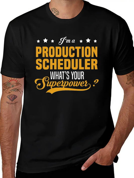 Production Scheduler Unisex Casual T-Shirt – Clean Design For Daily Comfort