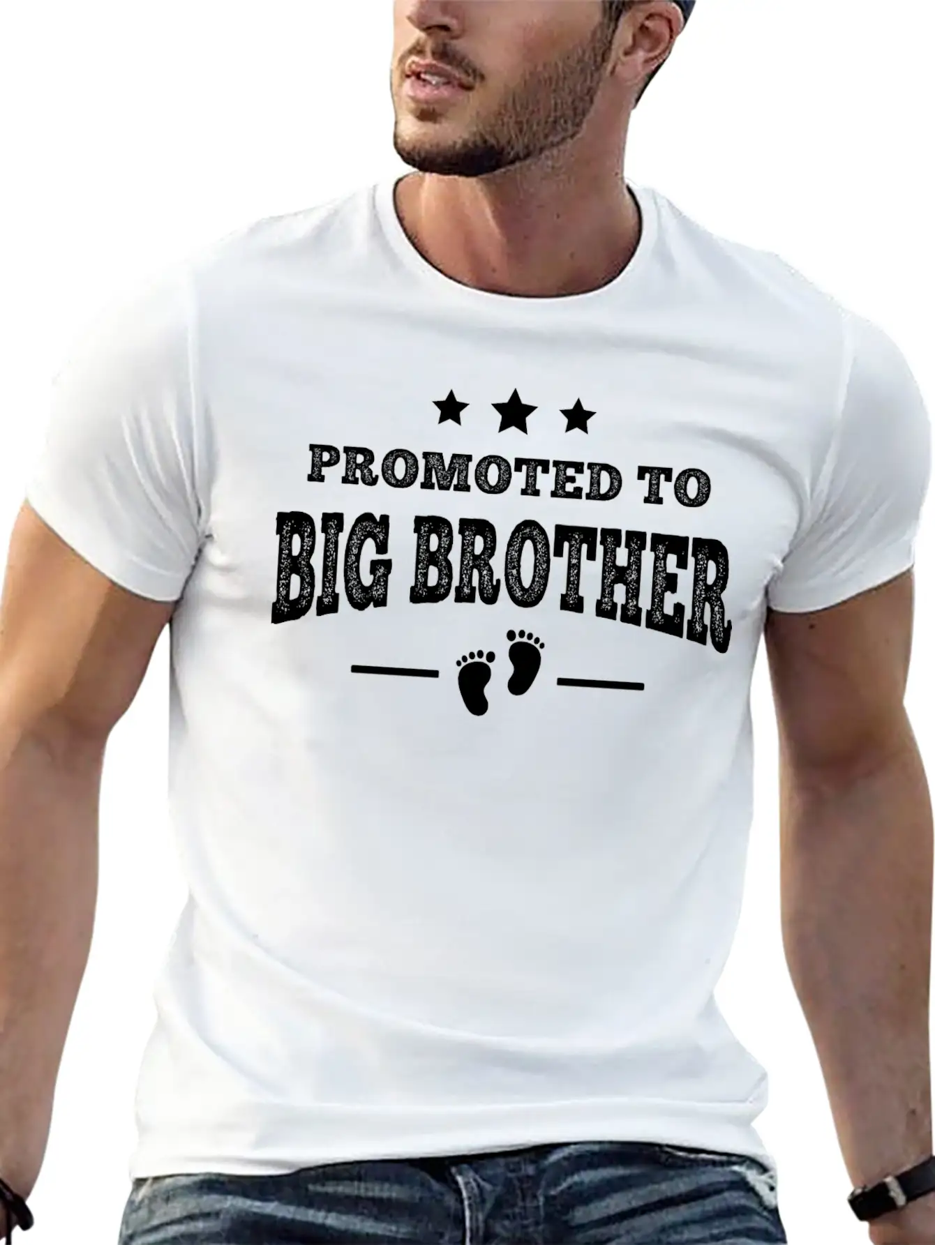 Promoted To Big Brother Stylish Everyday T-Shirt – Unisex Basic Cotton Tee