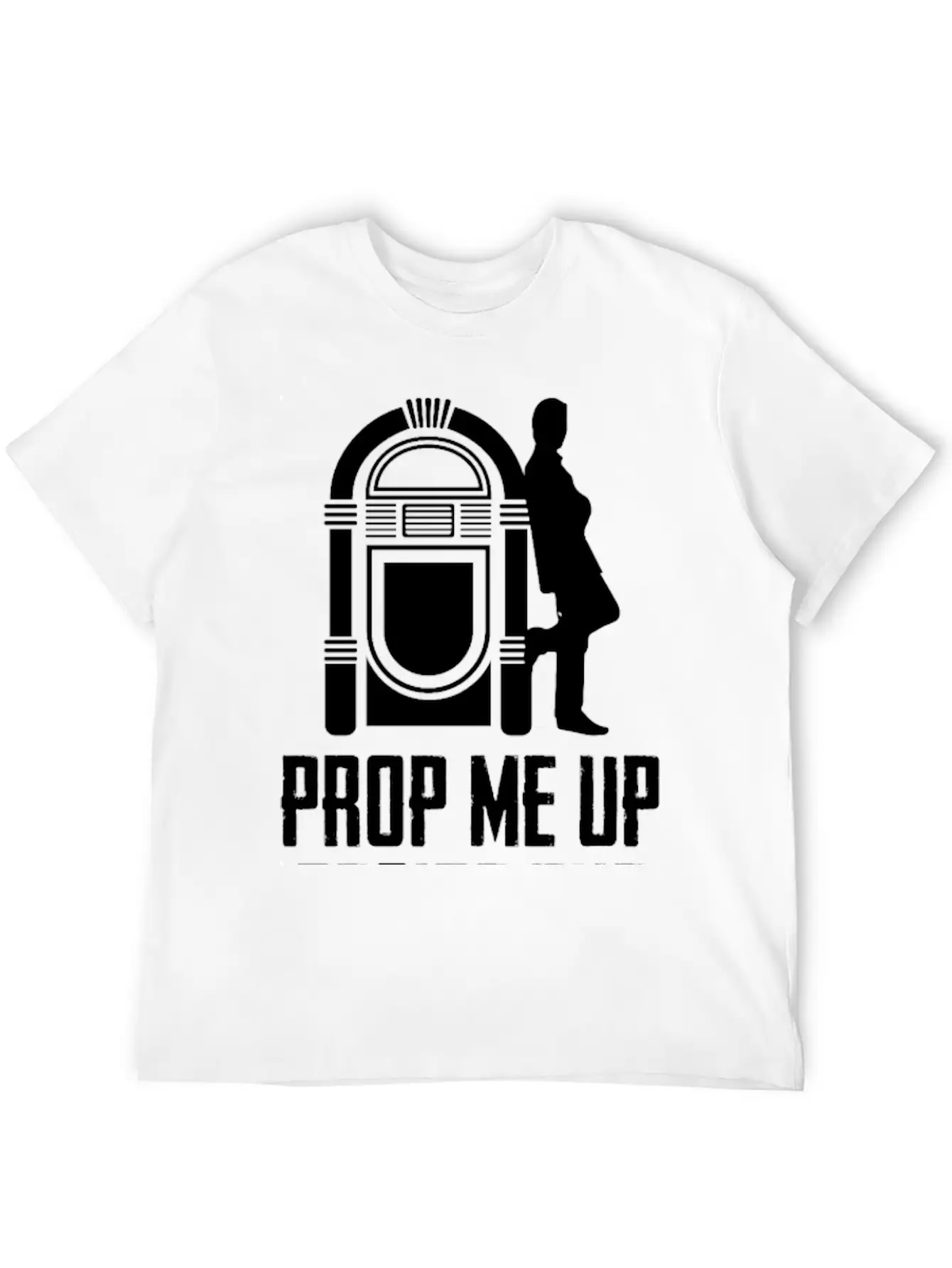 Prop Me Up Beside The Jukebox If I Die Music Unisex Short Sleeve Soft Cotton T-Shirt – Casual Everyday Wear
