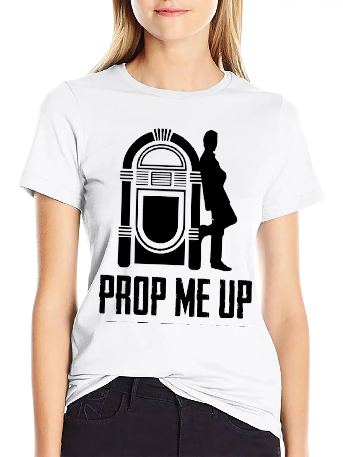 Prop Me Up Beside The Jukebox If I Die Music Unisex Short Sleeve Soft Cotton T-Shirt – Casual Everyday Wear
