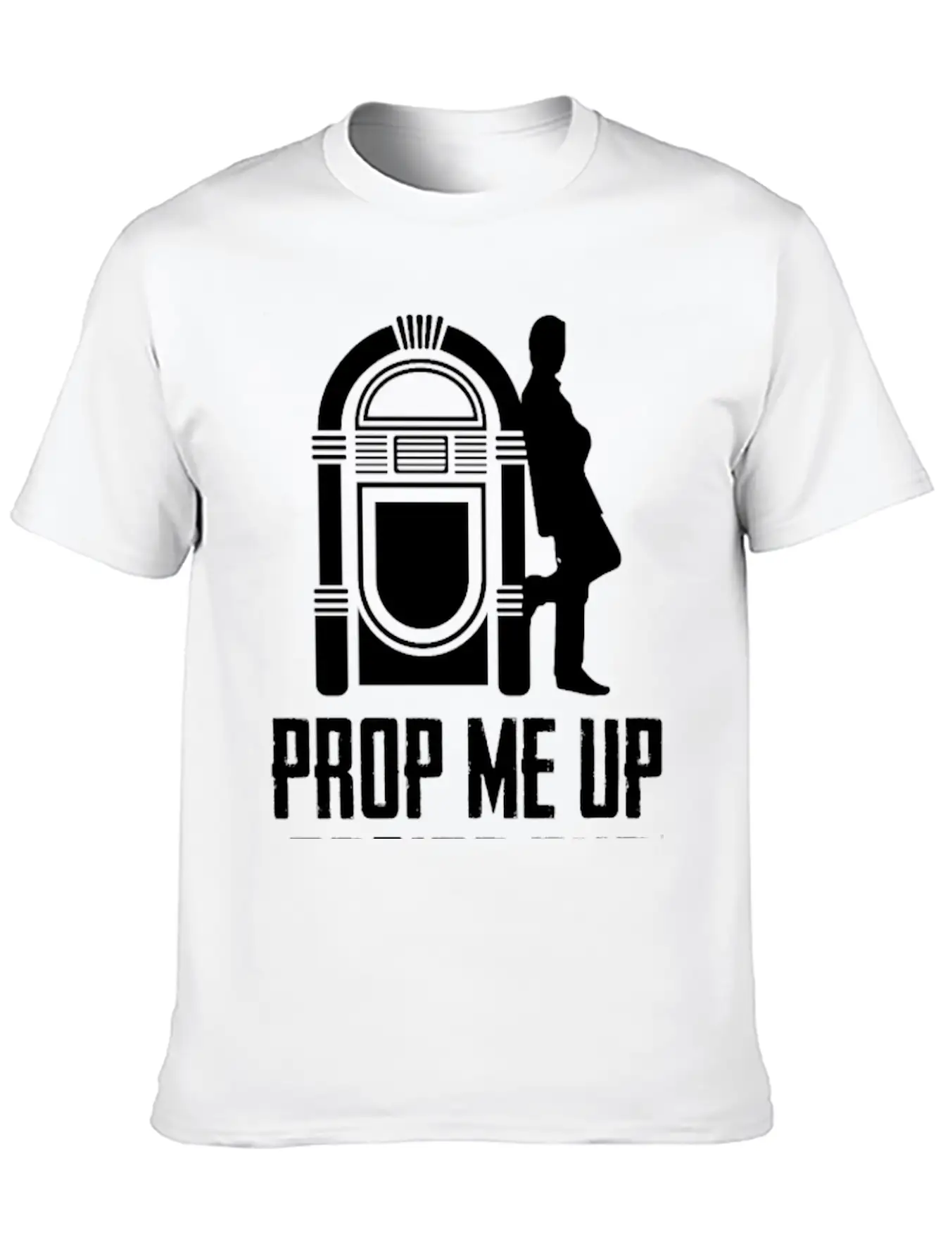 Prop Me Up Beside The Jukebox If I Die Music Unisex Short Sleeve Soft Cotton T-Shirt – Casual Everyday Wear