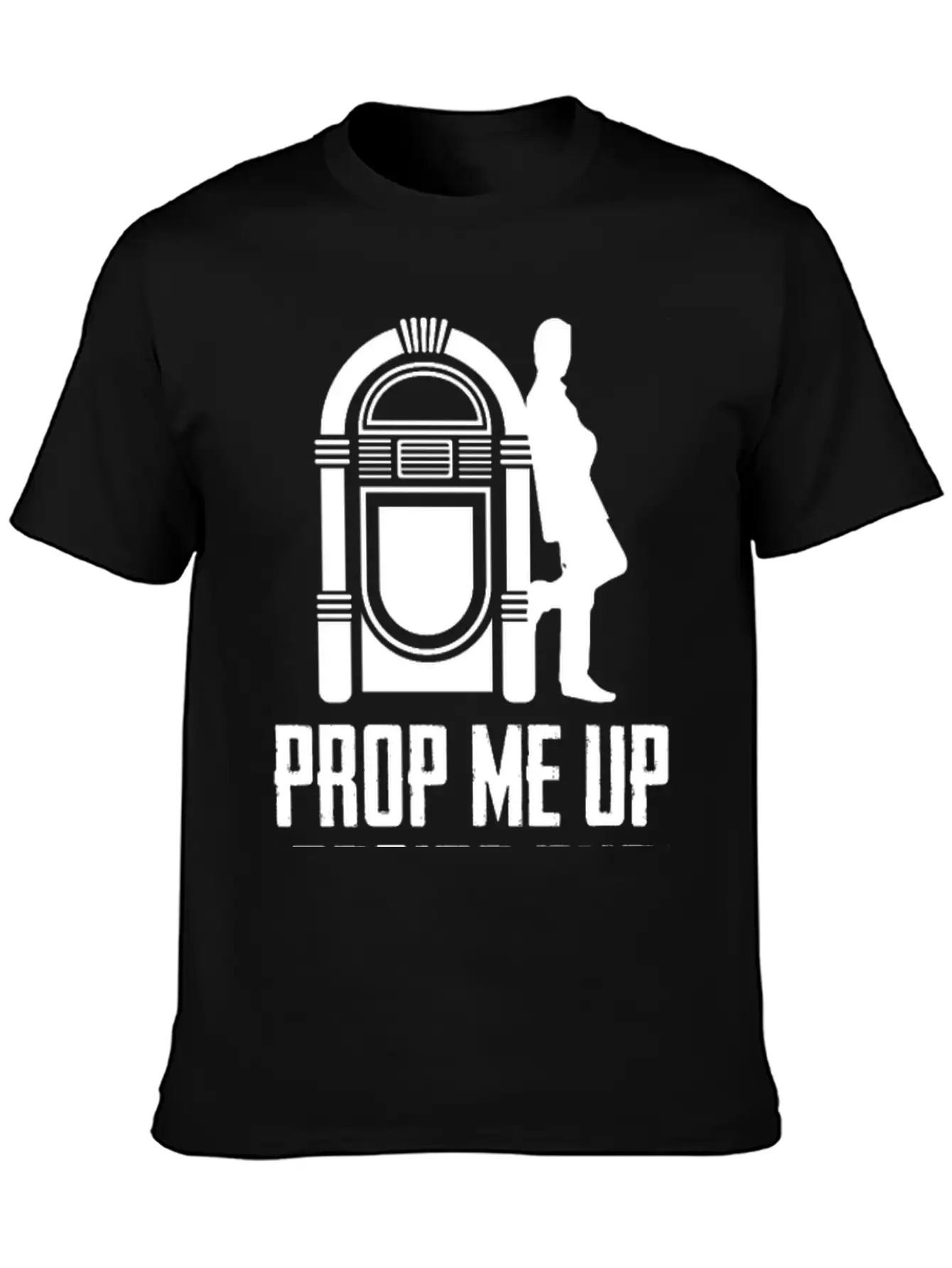 Prop Me Up Beside The Jukebox If I Die Music Unisex Short Sleeve Soft Cotton T-Shirt – Casual Everyday Wear