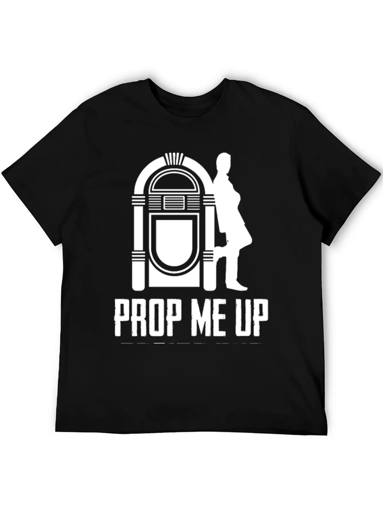 Prop Me Up Beside The Jukebox If I Die Music Unisex Short Sleeve Soft Cotton T-Shirt – Casual Everyday Wear