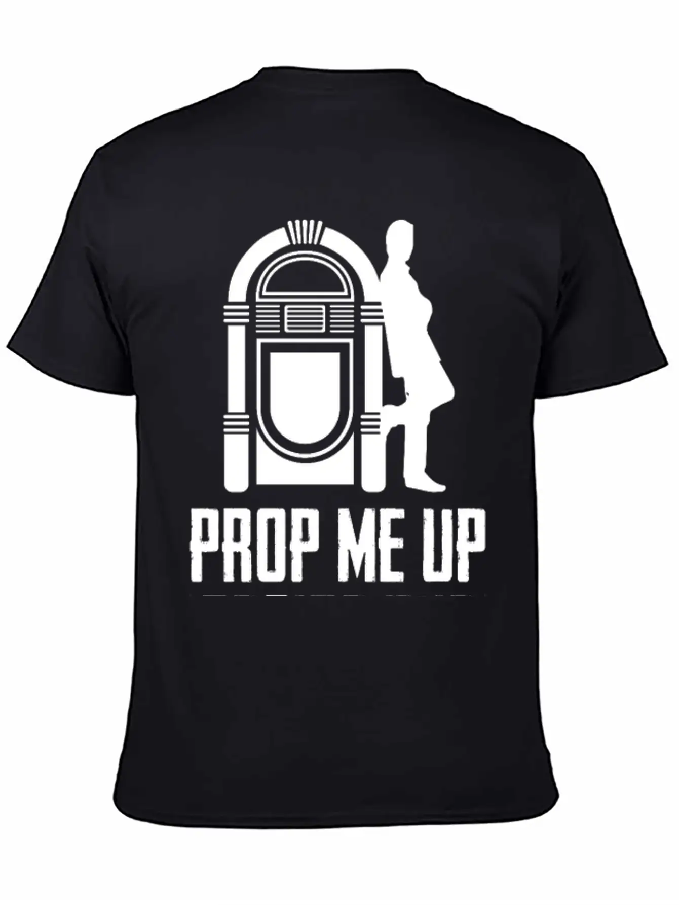 Prop Me Up Beside The Jukebox If I Die Music Unisex Short Sleeve Soft Cotton T-Shirt – Casual Everyday Wear