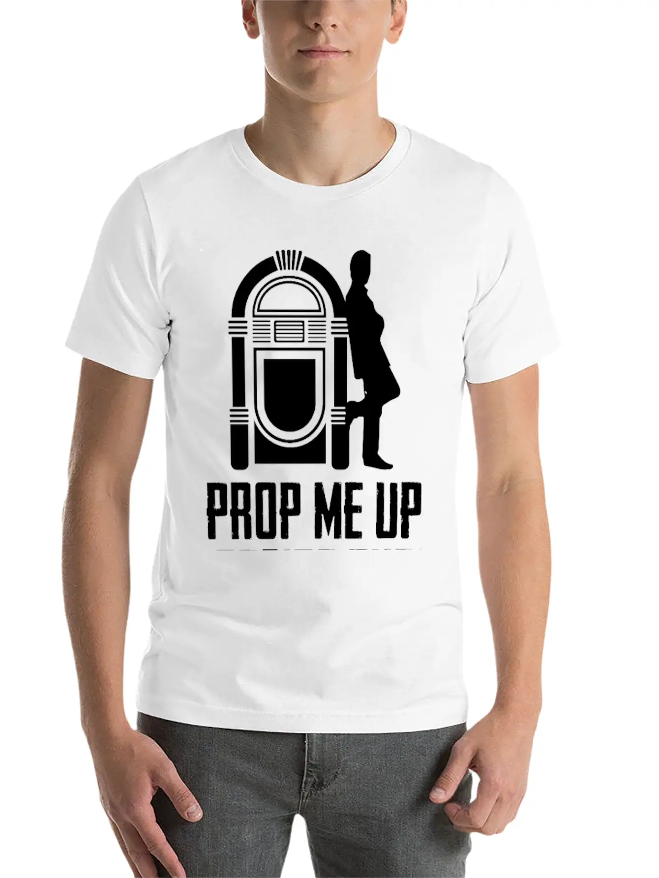 Prop Me Up Beside The Jukebox If I Die Music Unisex Short Sleeve Soft Cotton T-Shirt – Casual Everyday Wear