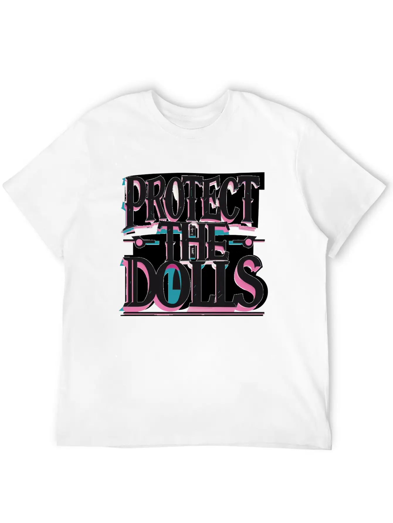 Protect The Dolls Comfortable Minimalist Graphic Tee – Summer Style Essential