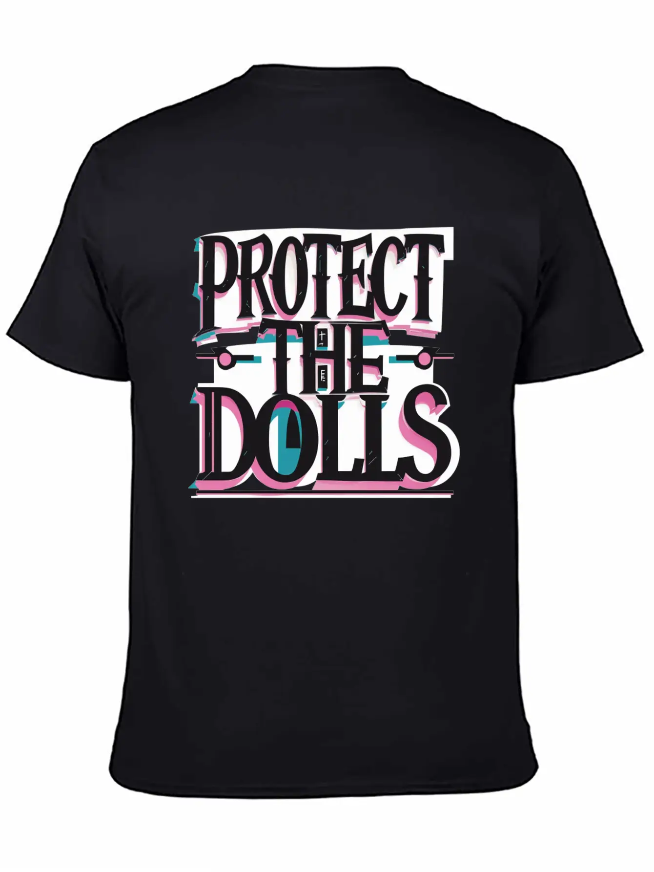 Protect The Dolls Comfortable Minimalist Graphic Tee – Summer Style Essential