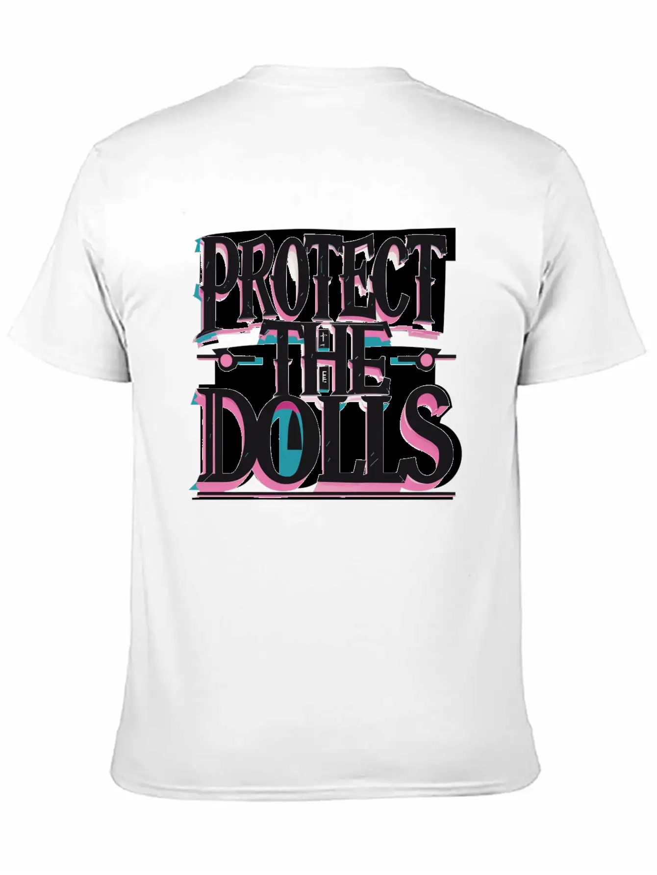 Protect The Dolls Comfortable Minimalist Graphic Tee – Summer Style Essential