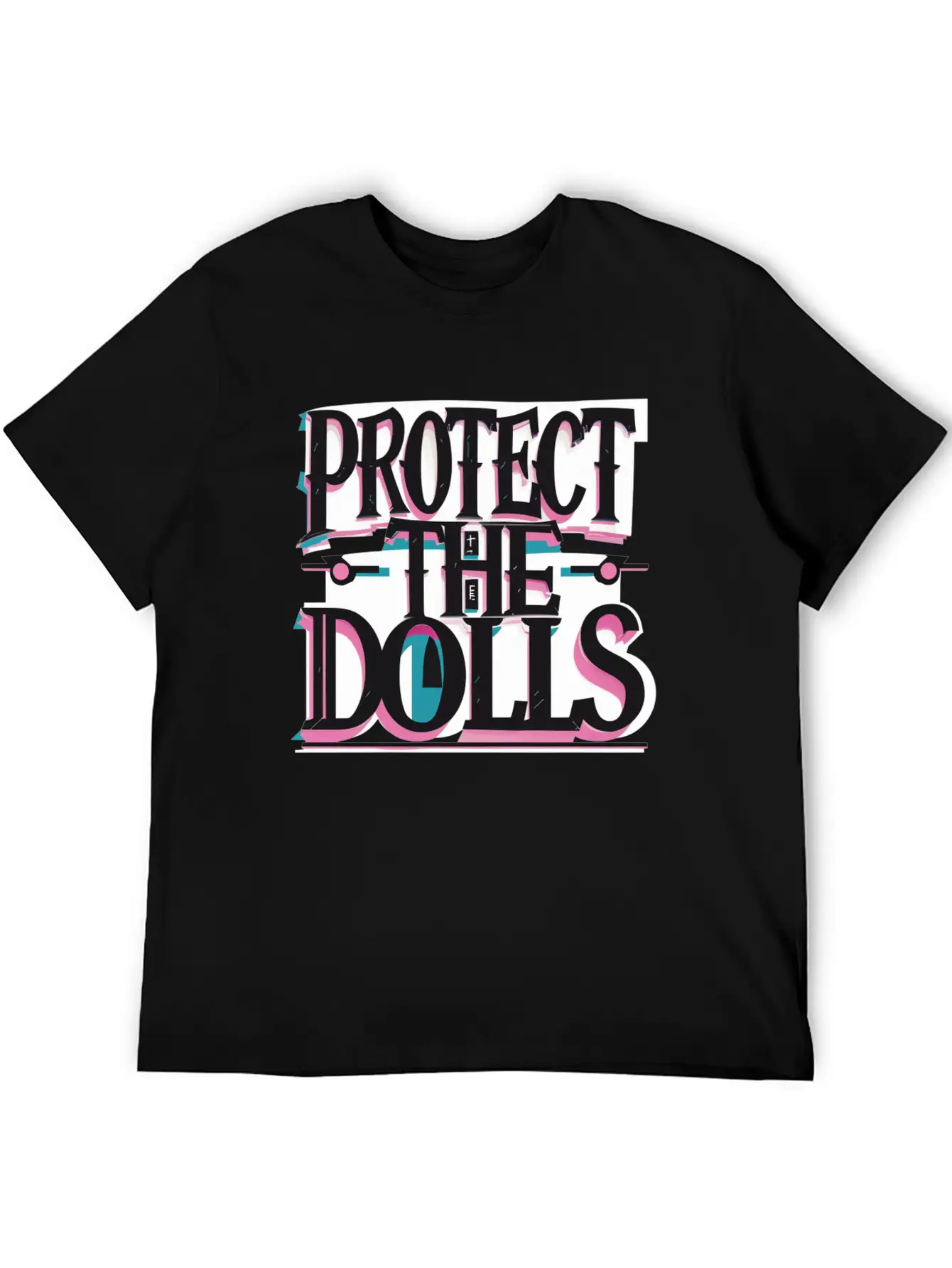 Protect The Dolls Comfortable Minimalist Graphic Tee – Summer Style Essential