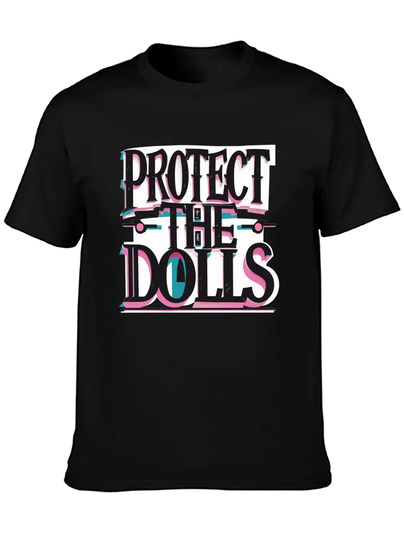Protect The Dolls Comfortable Minimalist Graphic Tee – Summer Style Essential