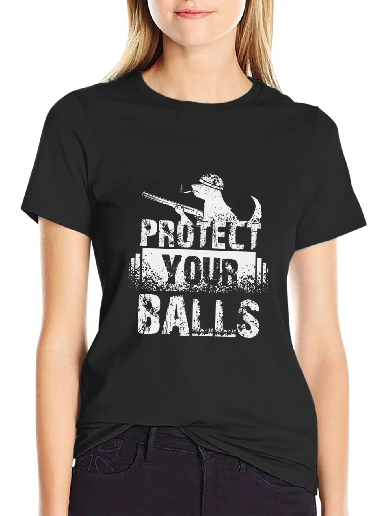 Protect Your Balls Timeless Short Sleeve Tee – Comfy And Minimalist Design