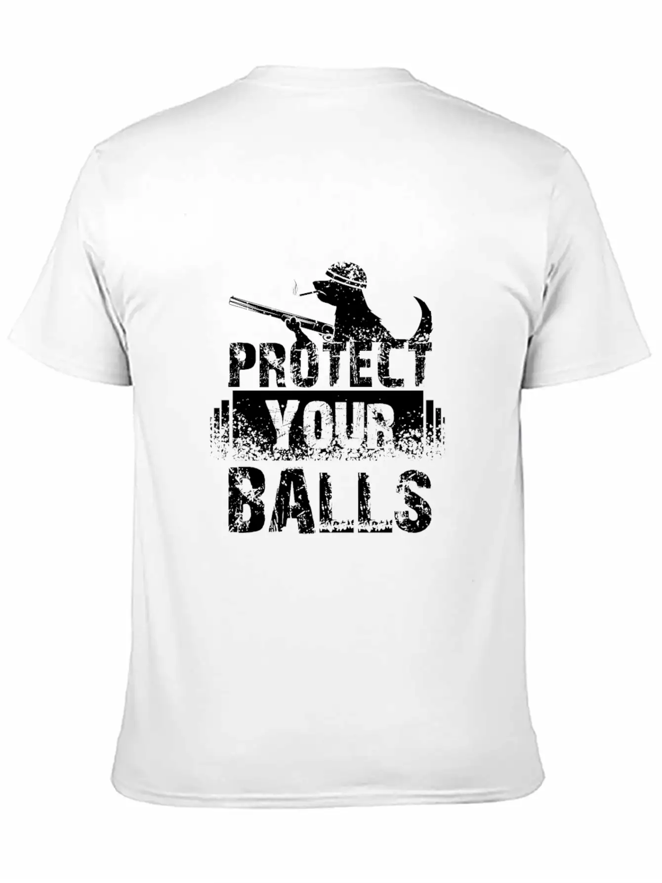 Protect Your Balls Timeless Short Sleeve Tee – Comfy And Minimalist Design