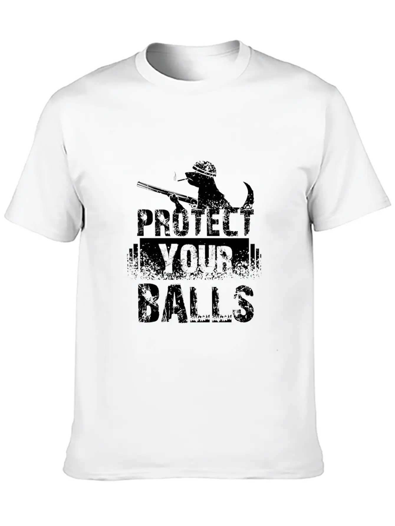 Protect Your Balls Timeless Short Sleeve Tee – Comfy And Minimalist Design
