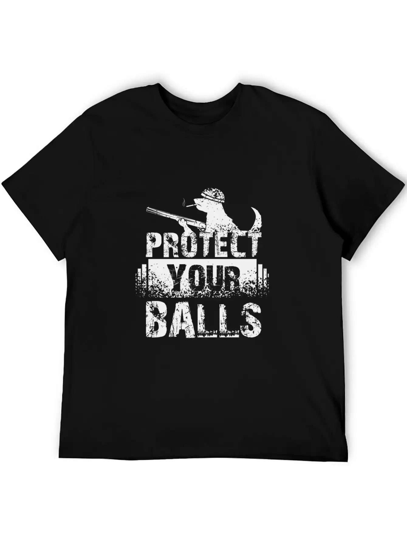 Protect Your Balls Timeless Short Sleeve Tee – Comfy And Minimalist Design