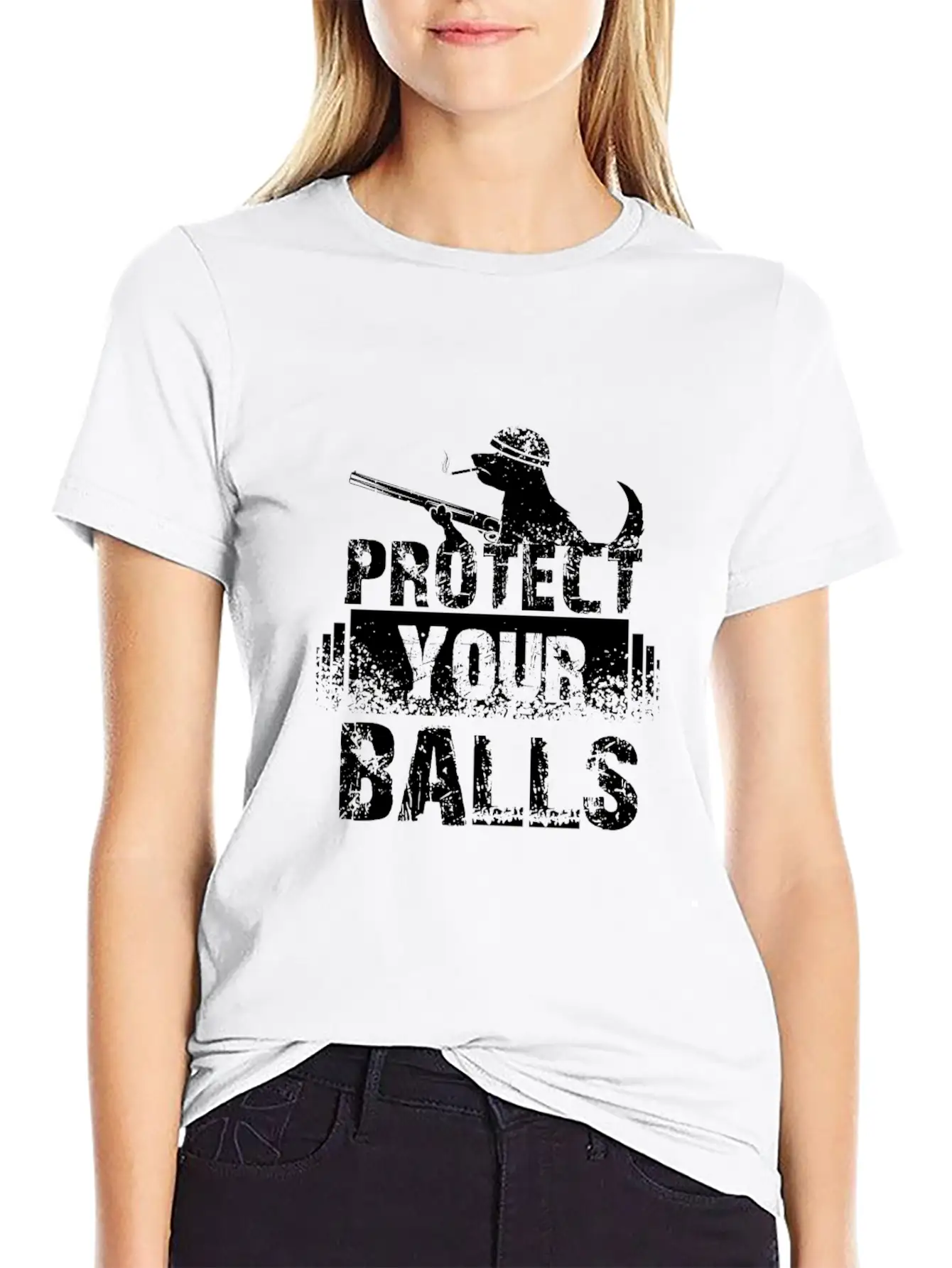 Protect Your Balls Timeless Short Sleeve Tee – Comfy And Minimalist Design
