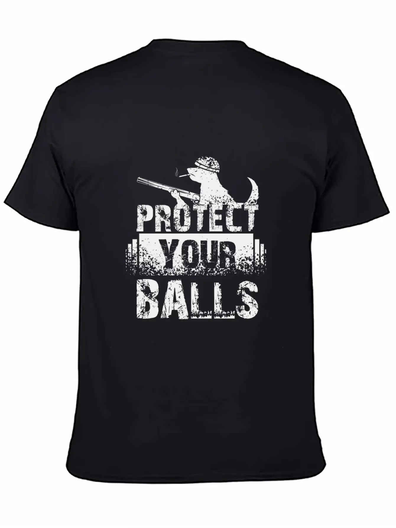Protect Your Balls Timeless Short Sleeve Tee – Comfy And Minimalist Design