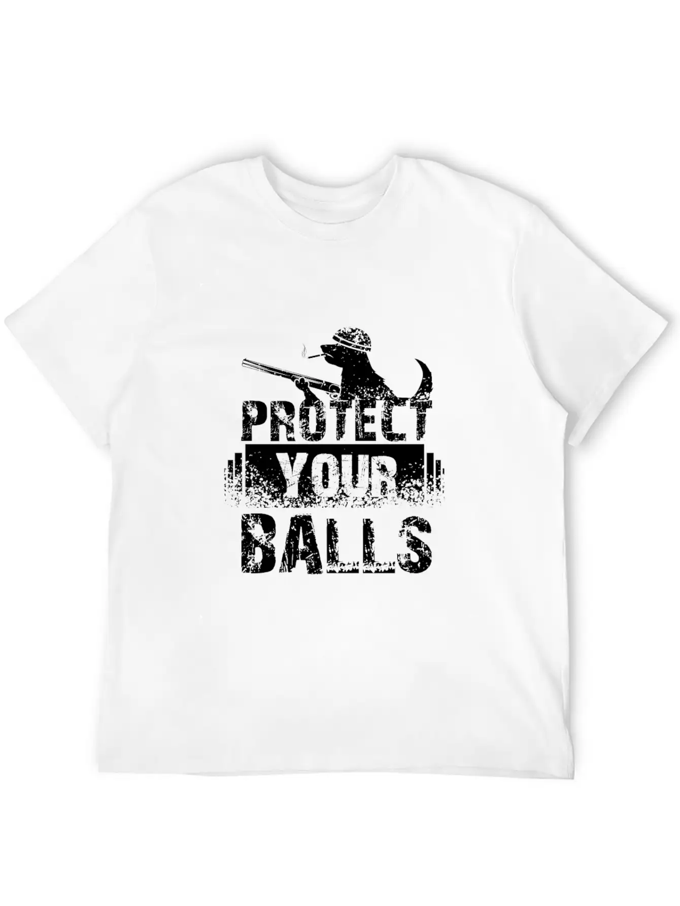 Protect Your Balls Timeless Short Sleeve Tee – Comfy And Minimalist Design