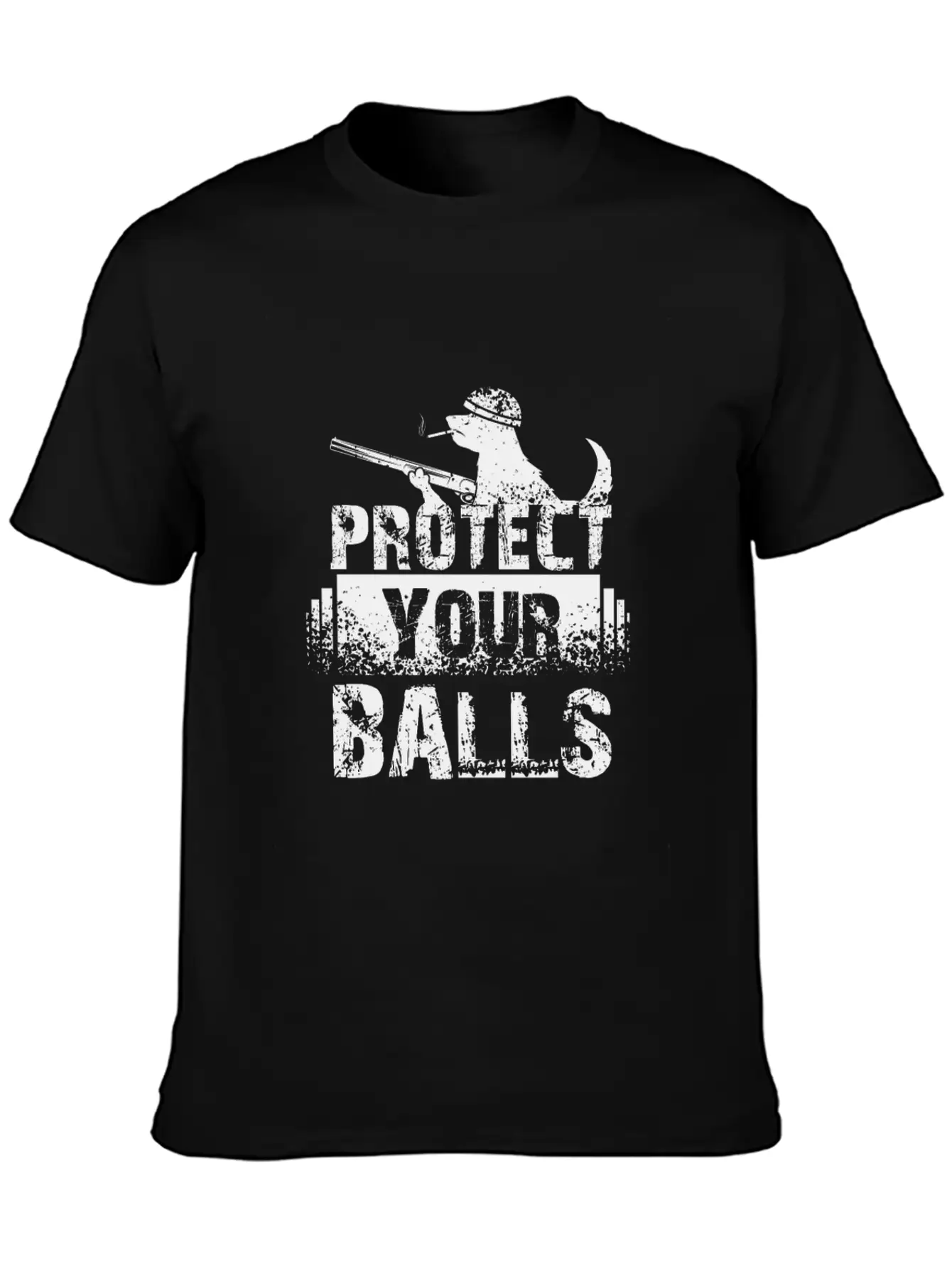 Protect Your Balls Timeless Short Sleeve Tee – Comfy And Minimalist Design