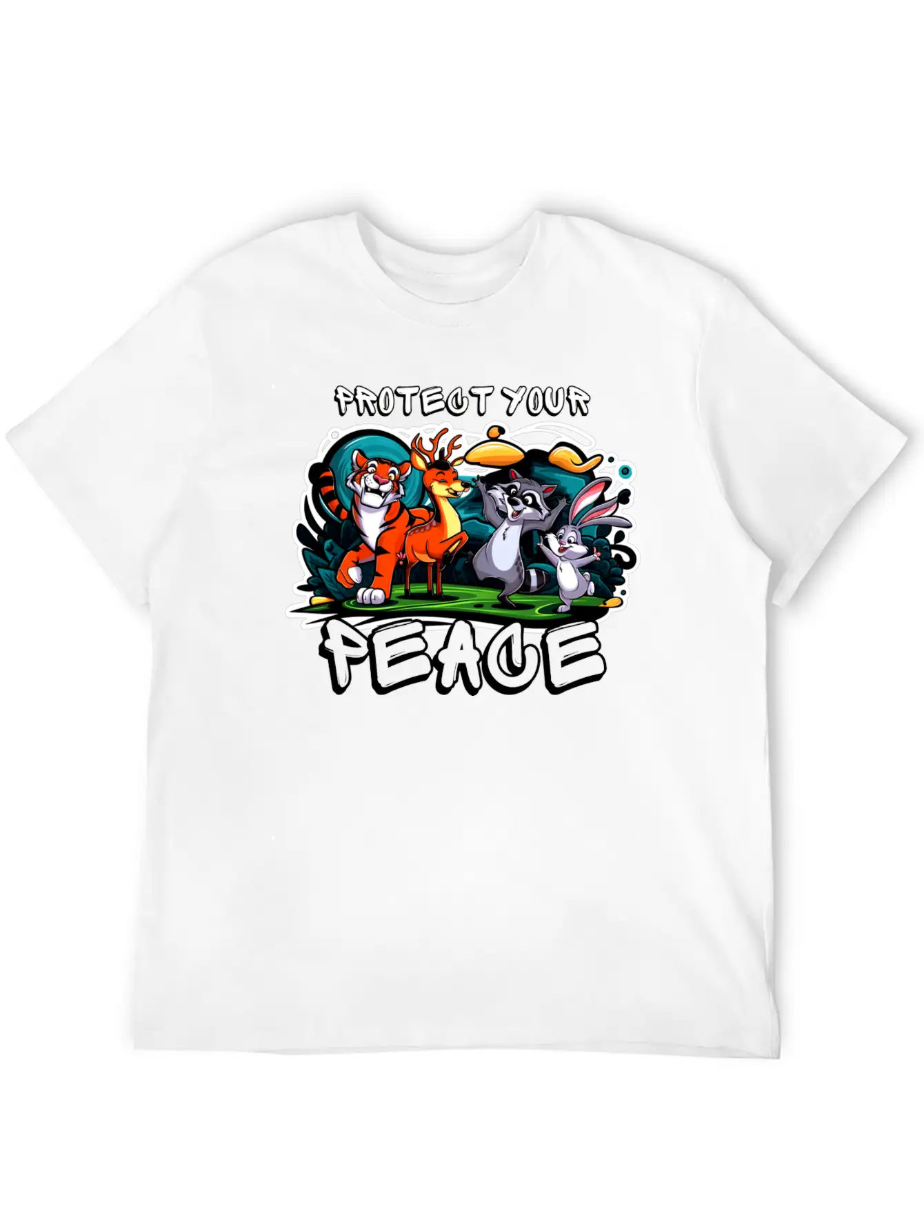 Protect Your Peace Unisex Short Sleeve Soft Cotton T-Shirt – Casual Everyday Wear