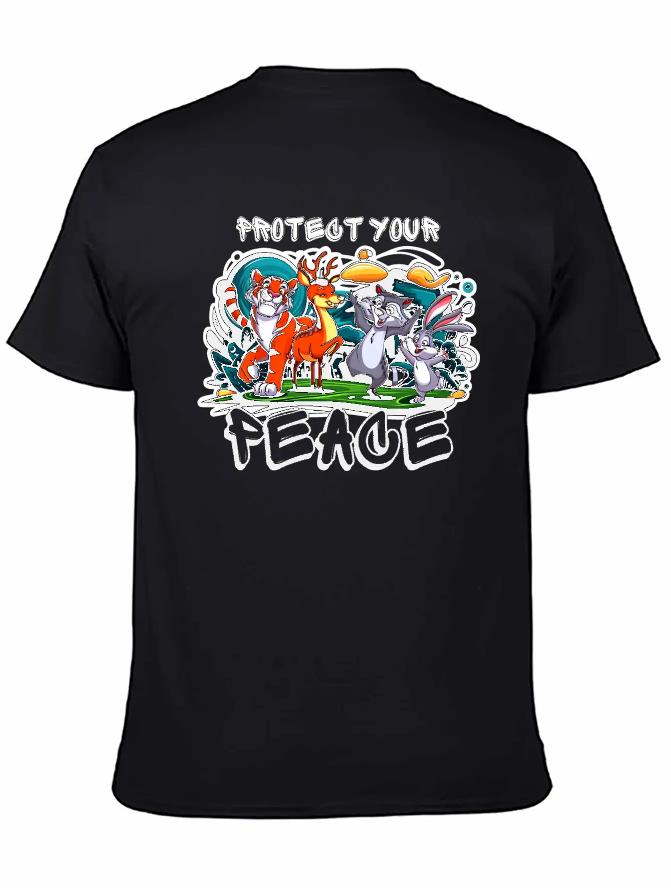 Protect Your Peace Unisex Short Sleeve Soft Cotton T-Shirt – Casual Everyday Wear