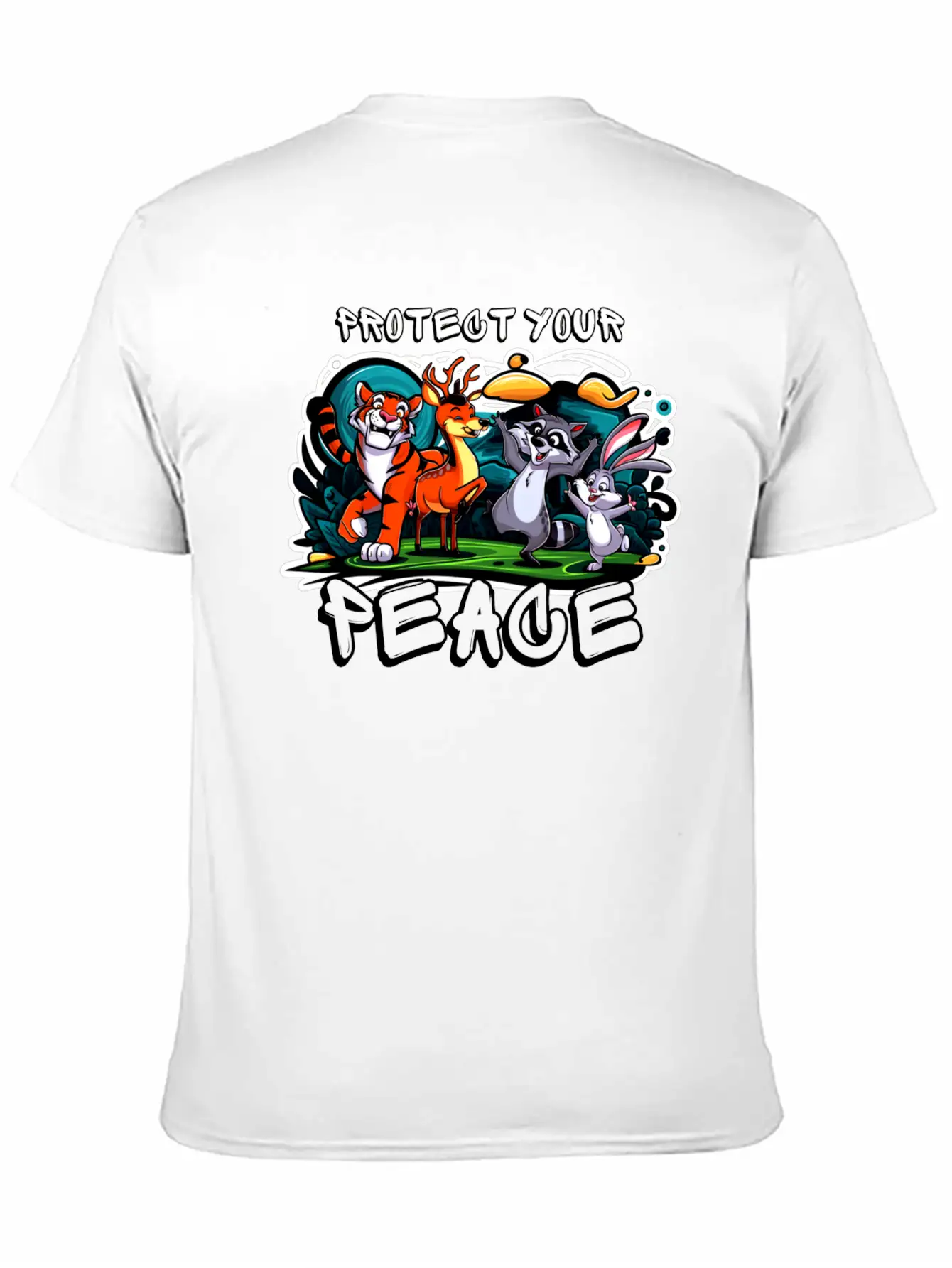 Protect Your Peace Unisex Short Sleeve Soft Cotton T-Shirt – Casual Everyday Wear