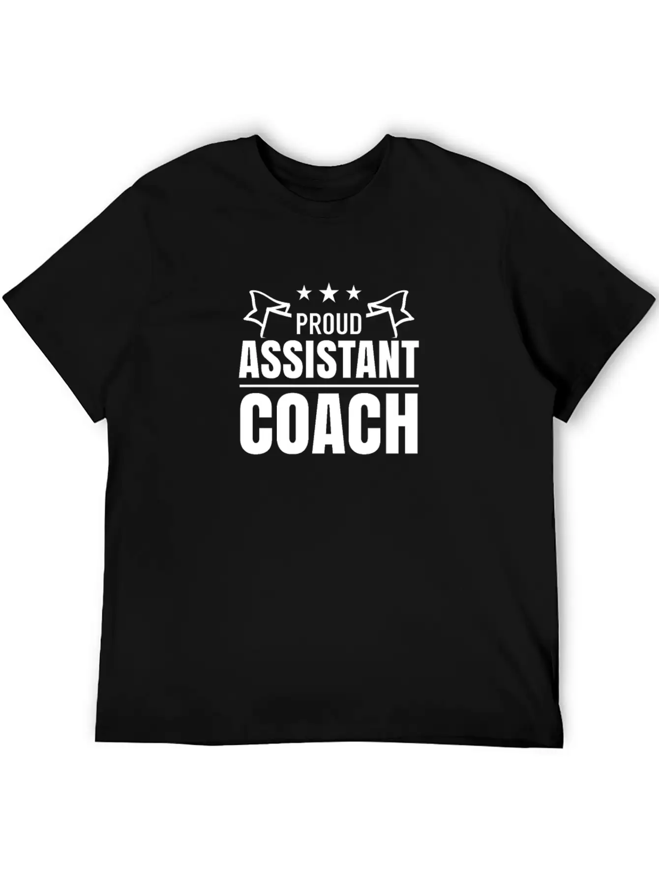 Proud Assistant Coach Co-Trainer Trainer Teacher Stylish Everyday T-Shirt – Unisex Basic Cotton Tee