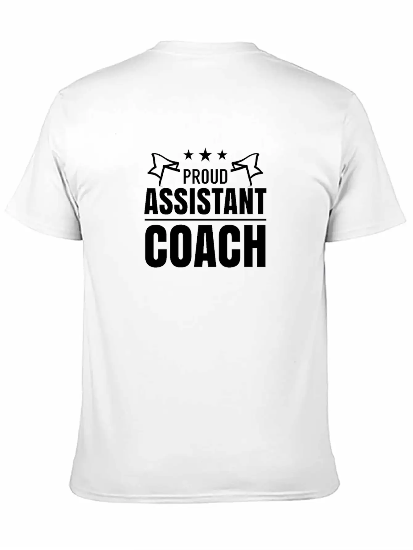 Proud Assistant Coach Co-Trainer Trainer Teacher Stylish Everyday T-Shirt – Unisex Basic Cotton Tee