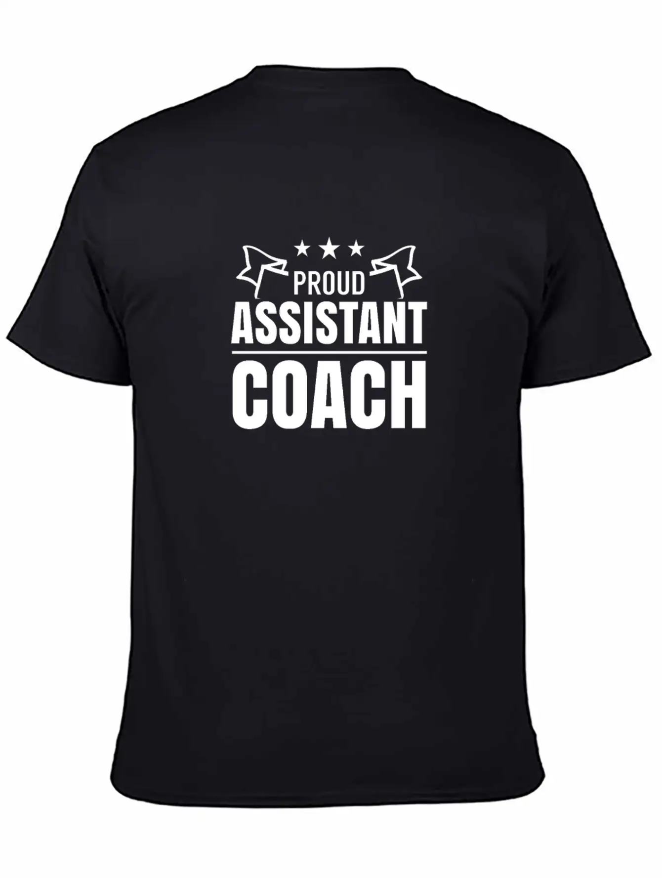 Proud Assistant Coach Co-Trainer Trainer Teacher Stylish Everyday T-Shirt – Unisex Basic Cotton Tee