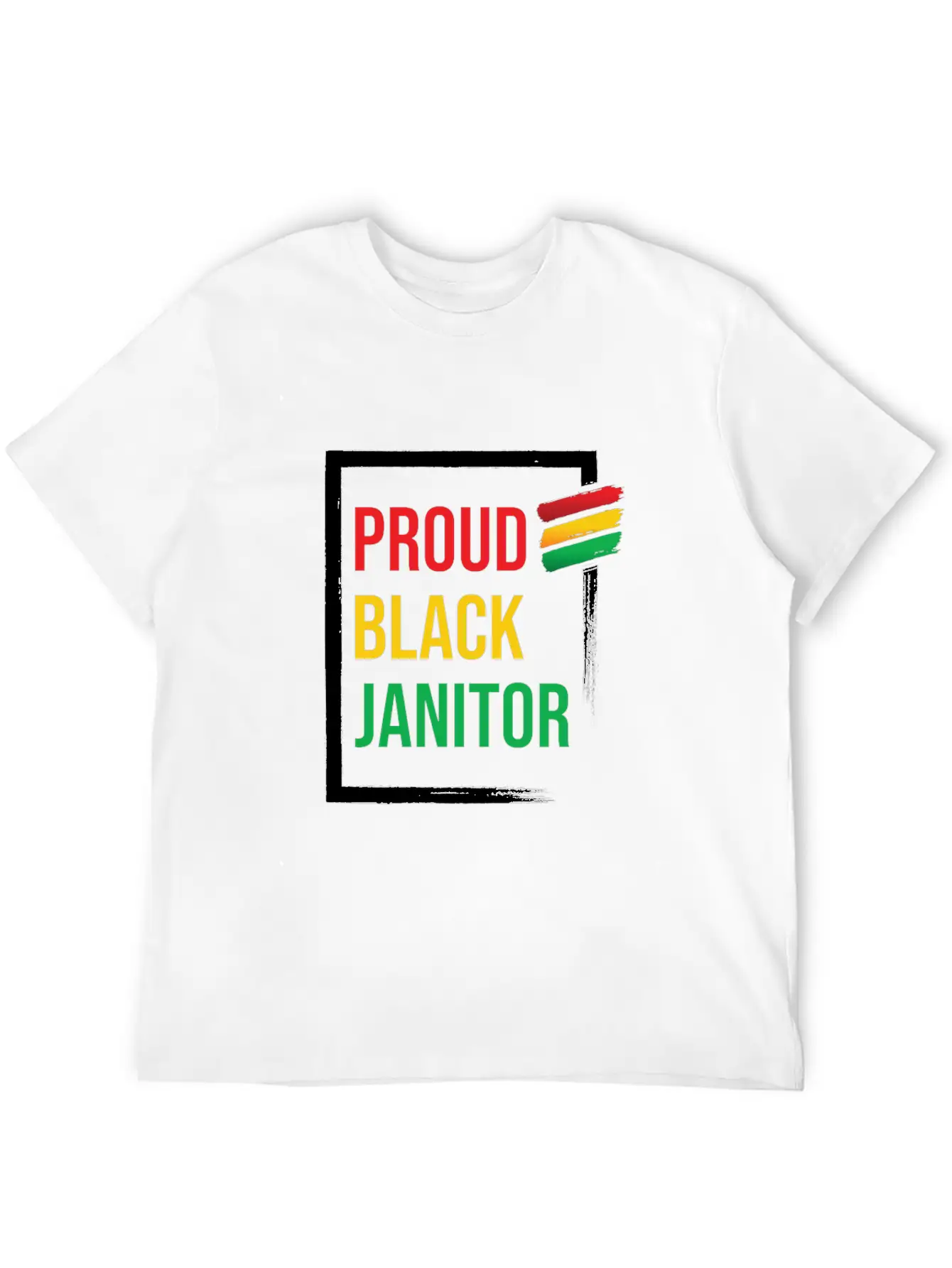 Proud Black Janitor Cleaners Cleaning Janitors Essential Unisex Summer Tee – Soft Cotton Casual Fit