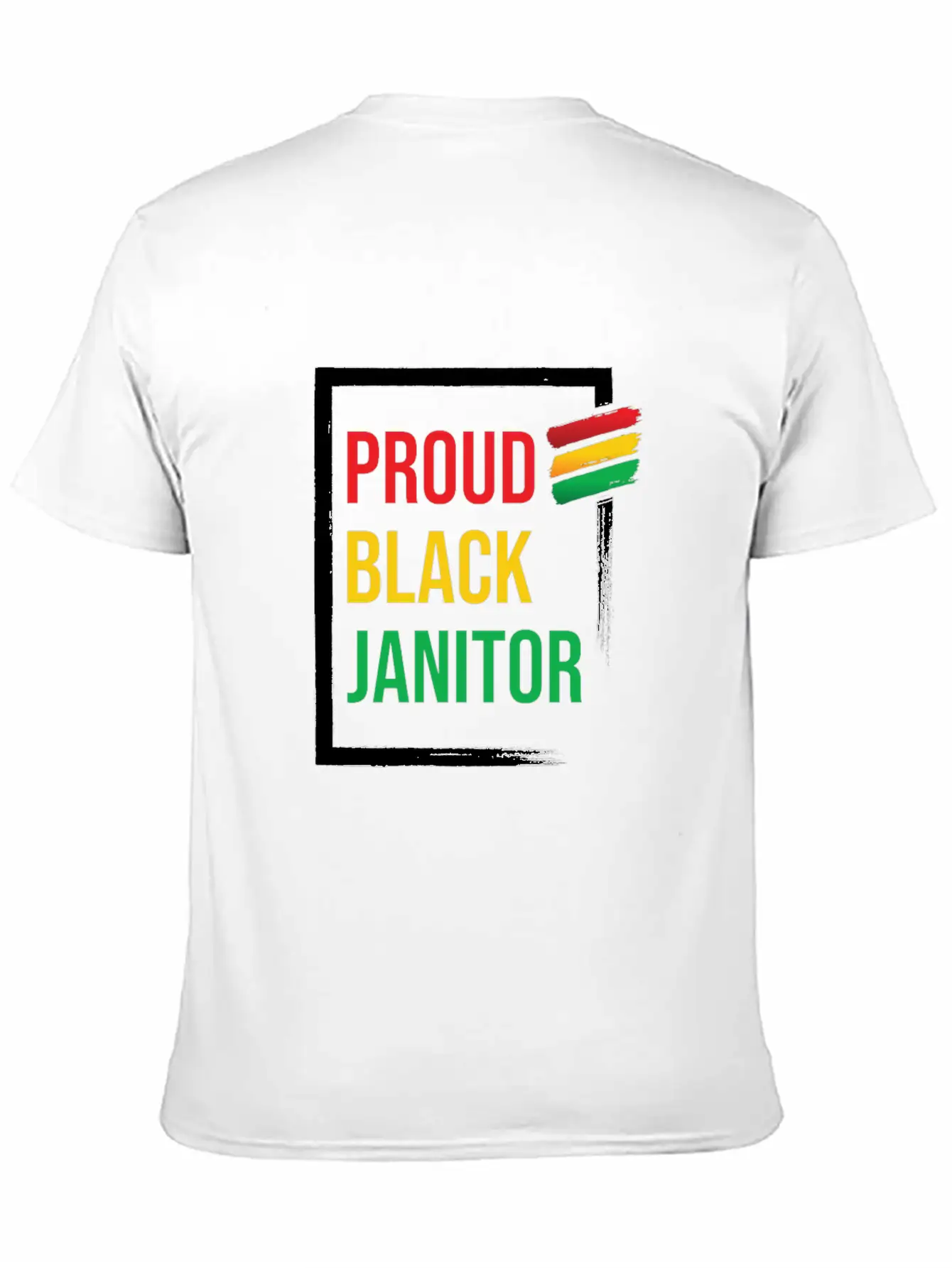 Proud Black Janitor Cleaners Cleaning Janitors Essential Unisex Summer Tee – Soft Cotton Casual Fit