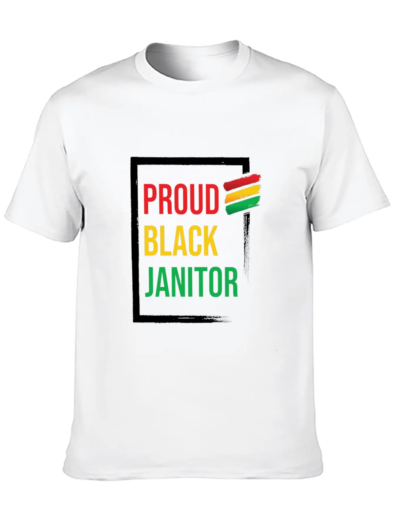 Proud Black Janitor Cleaners Cleaning Janitors Essential Unisex Summer Tee – Soft Cotton Casual Fit