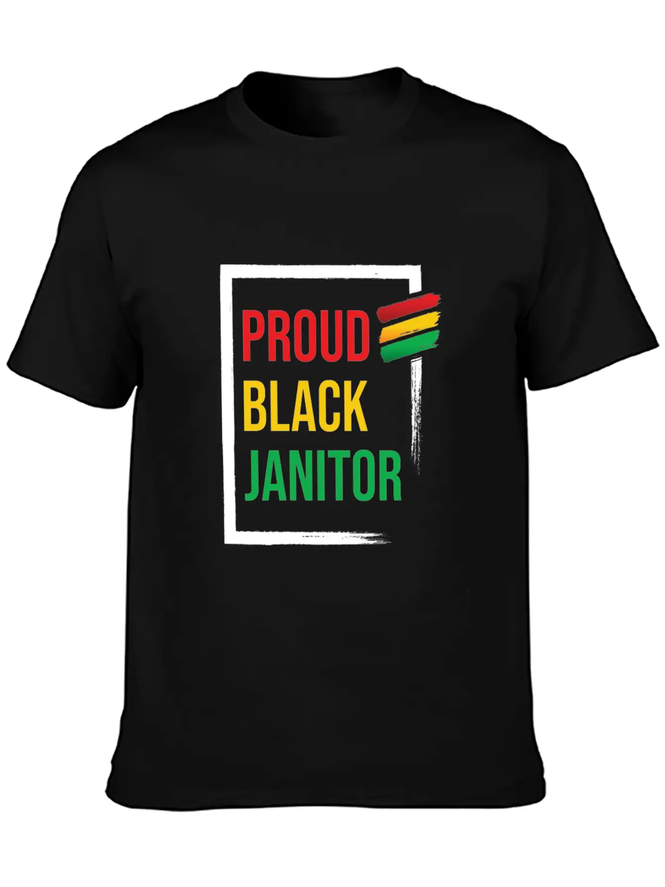 Proud Black Janitor Cleaners Cleaning Janitors Essential Unisex Summer Tee – Soft Cotton Casual Fit